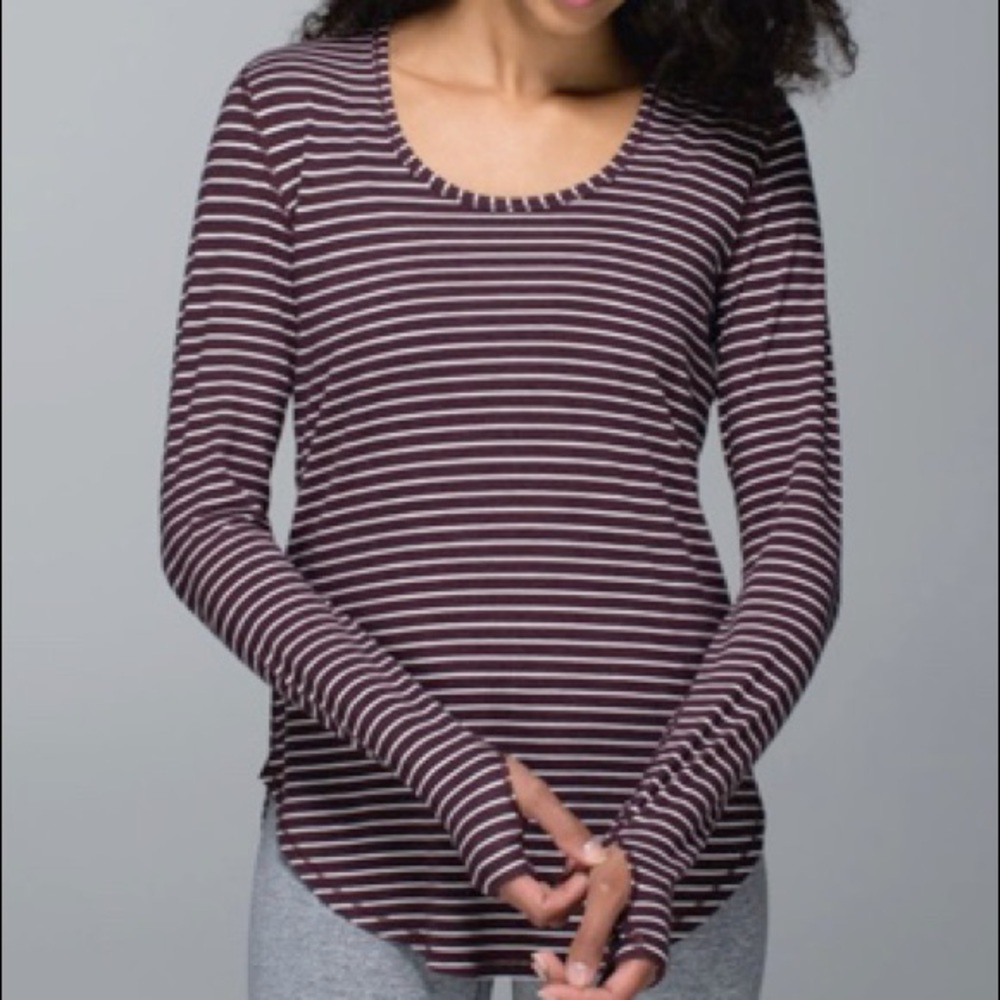 Lululemon Yogini 5 Year Long Sleeve Tee Size 8